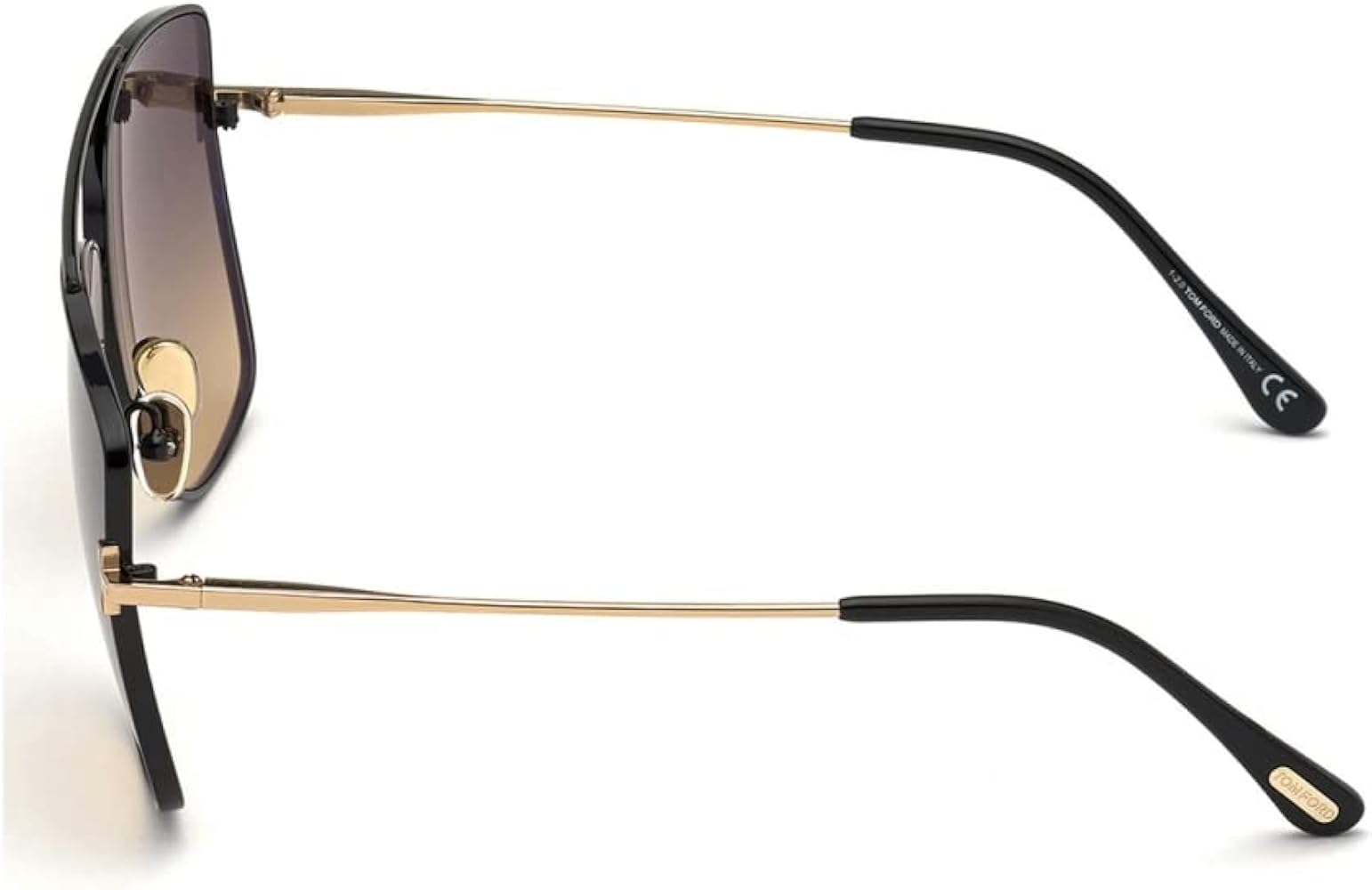 Amazon.com: Tom Ford sunglasses Reggie (FT0838-S 01B) - lenses